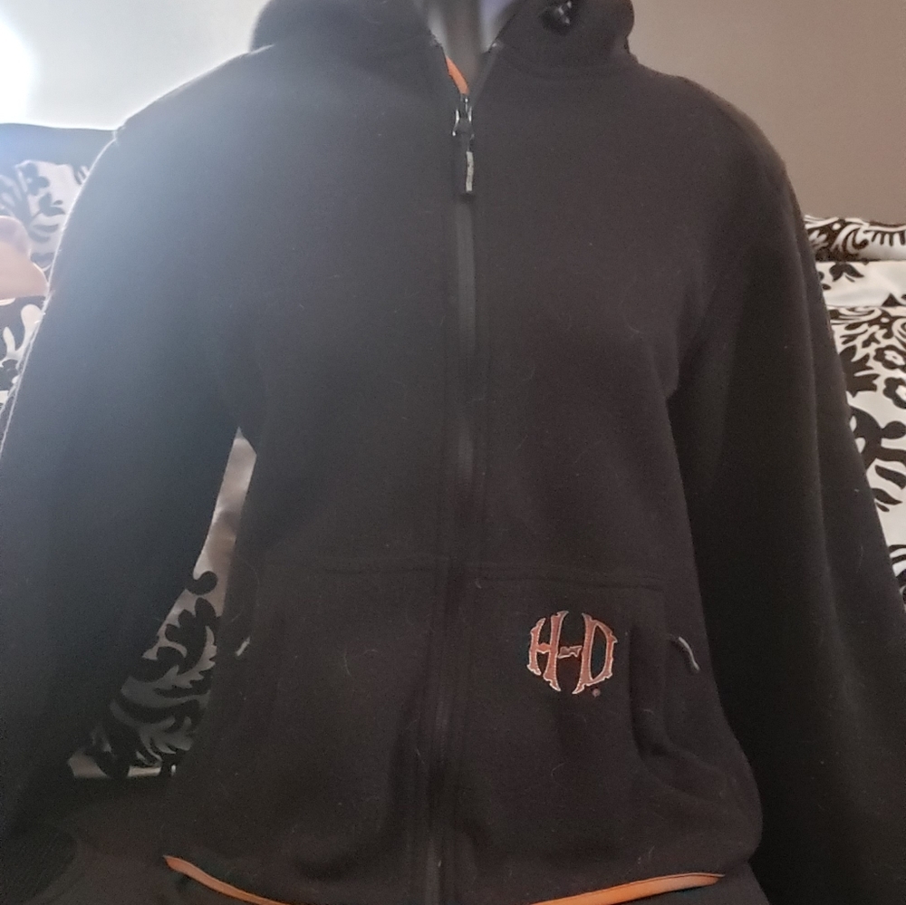 Harley Davidson, thick jacket